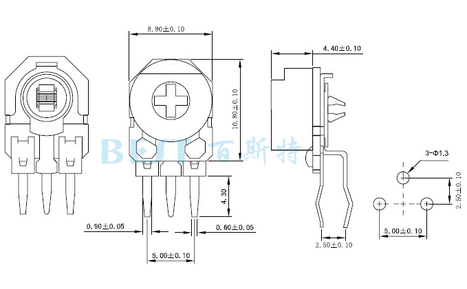 陶瓷可調(diào)電阻RM085G-H4